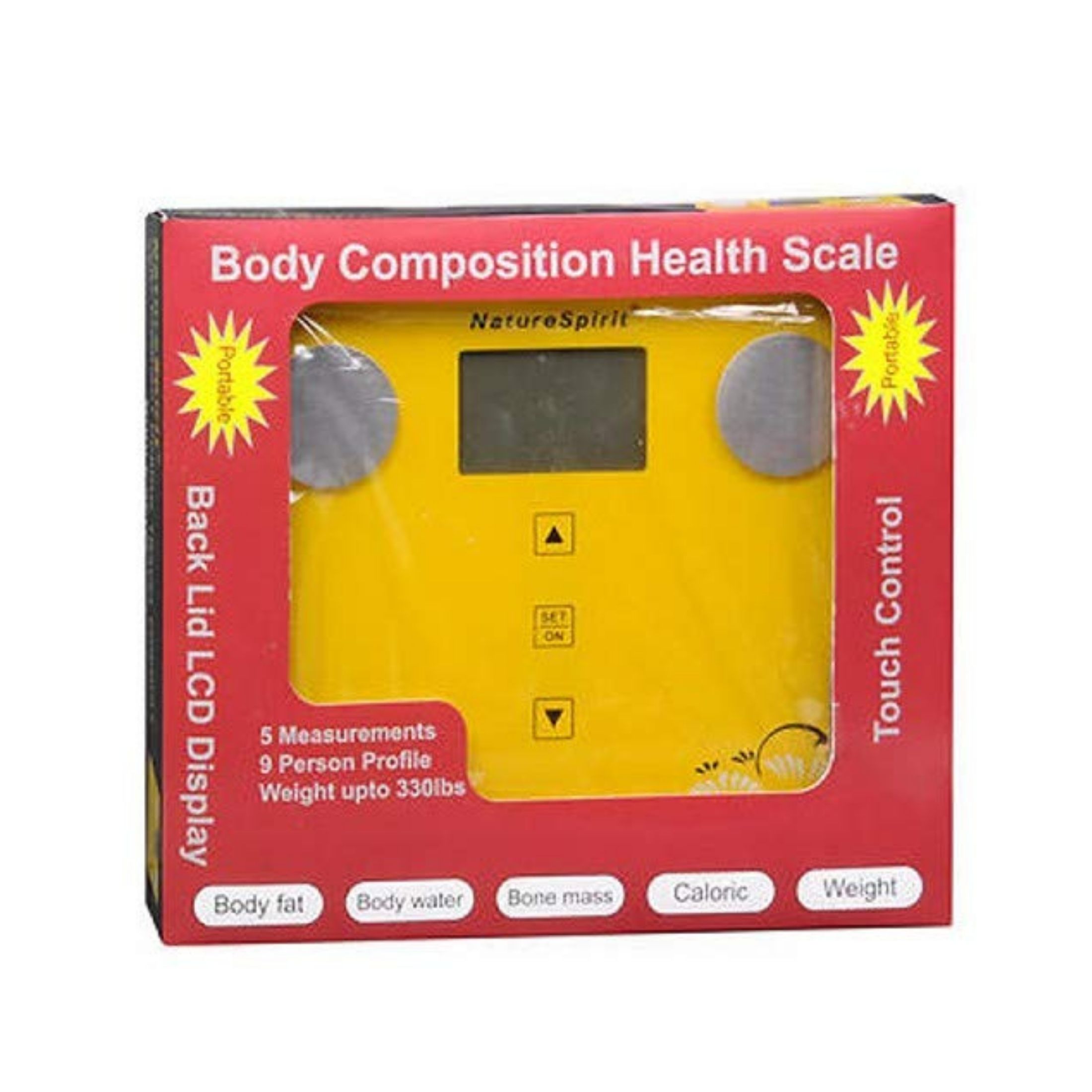 NatureSpirit Portable Body Composition Health Scale