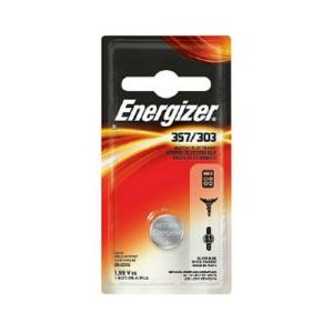 Energizer Silver Oxide Watch Battery 1.55 Volt 357/303, Single Pack