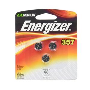 Energizer 3pk 357/303 Batteries Silver Oxide Button Battery