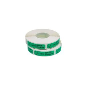 Apothecary Products Label Note Dosage Strength Green 1X