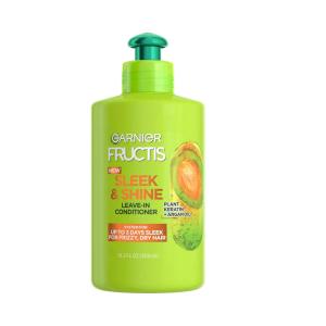 Fructis Garnier Sleek & Shine Intensely Smooth Leave-In Conditioning Cream, 10.2 Fl Oz