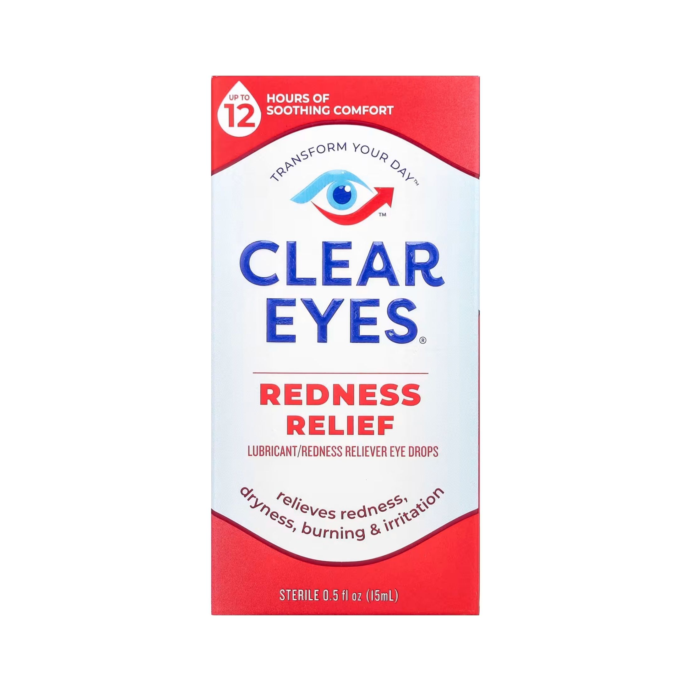 Clear Eyes Redness Relief Lubricant Eye Drops - 0.5 Fl Oz