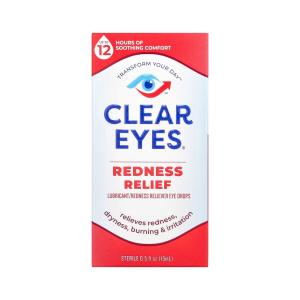 Clear Eyes Redness Relief Lubricant Eye Drops - 0.5 Fl Oz