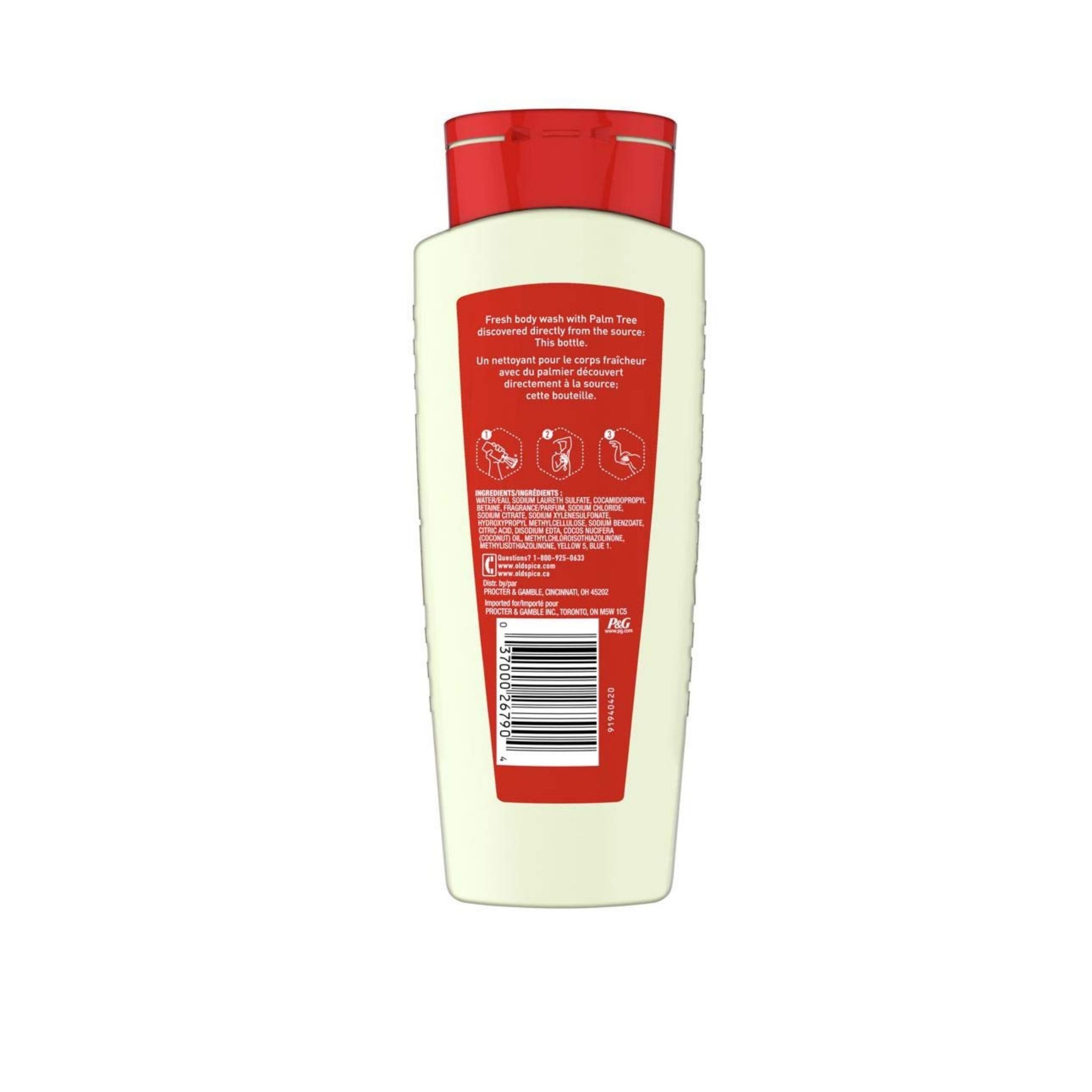 Procter & Gamble USA OLD SPICE Body Wash FC Fiji Palm Tree 16