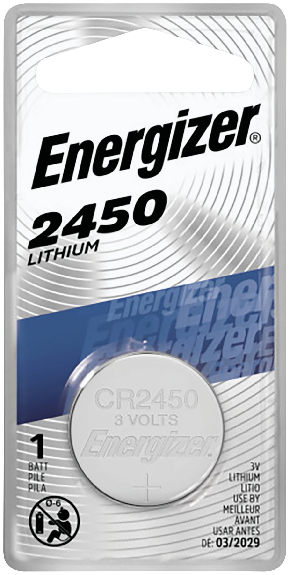 Energizer Lithium Coin Watch/Electronic Battery, 3