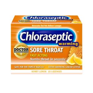 Chloraseptic Sore Throat Honey Lemon 18