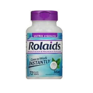 Rolaids Antacid, Ultra Strength, Chewable Tablets, Mint