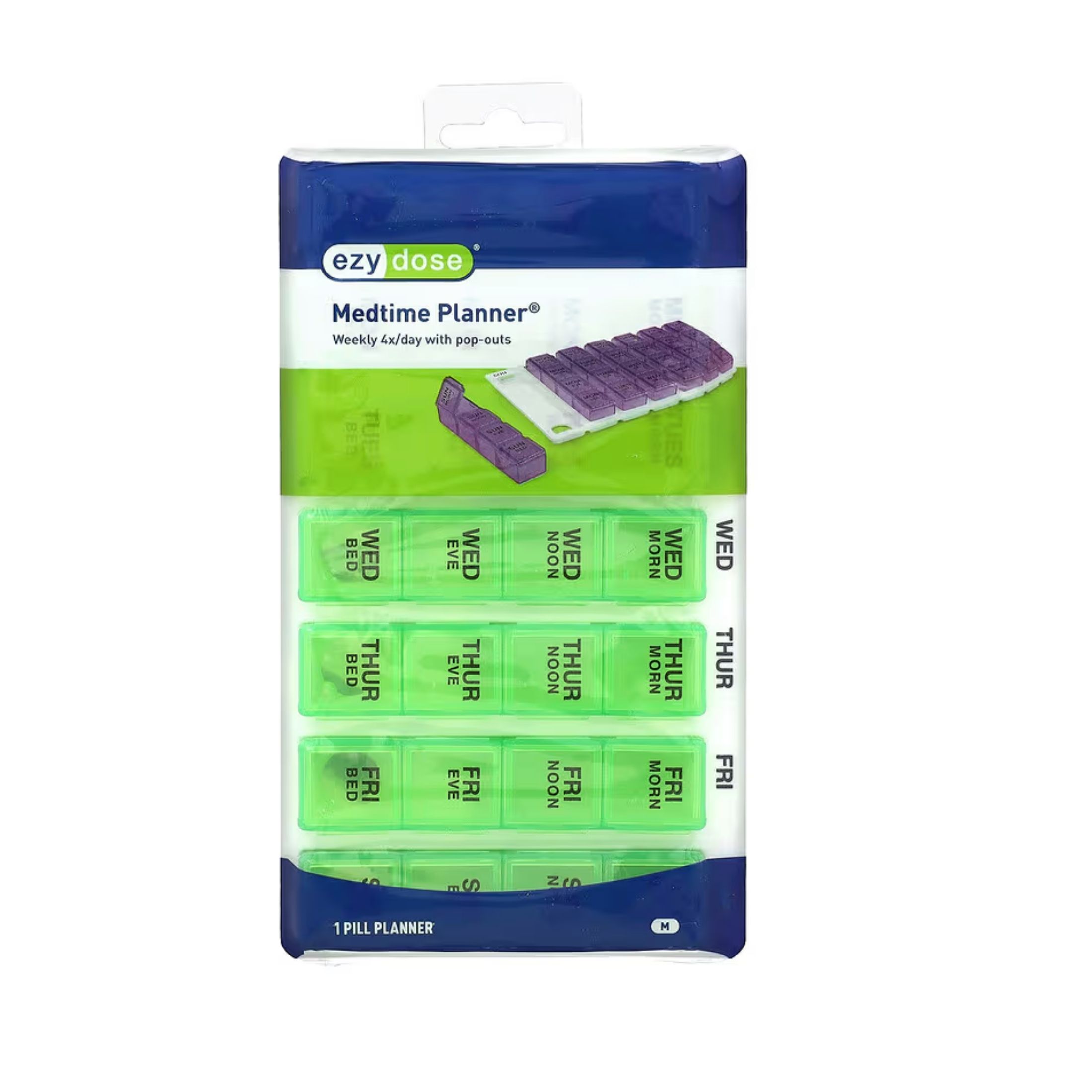 Ezy Dose Weekly 1 Day Pill Planner
