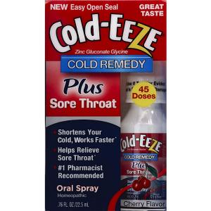 Cold-Eeze Remedy, Oral Spray, Natural Cherry Flavor
