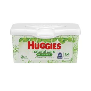 Huggies Natural Care Sensitive Baby Wipes Nursery Tub Fragrance Free