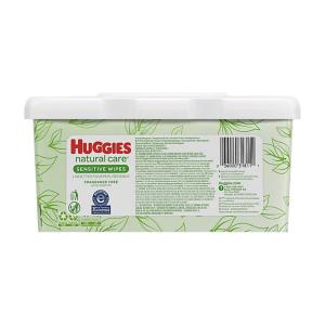 Huggies Natural Care Sensitive Baby Wipes Nursery Tub Fragrance Free