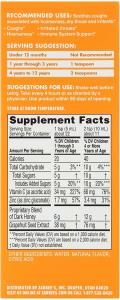 Zarbee's Naturals Dark Honey Natural Grape Flavor Cough Syrup 4 Fl Oz Box