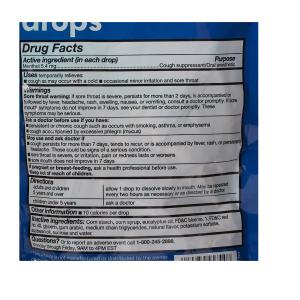 Sunmark Sm Cough Drop Menthol