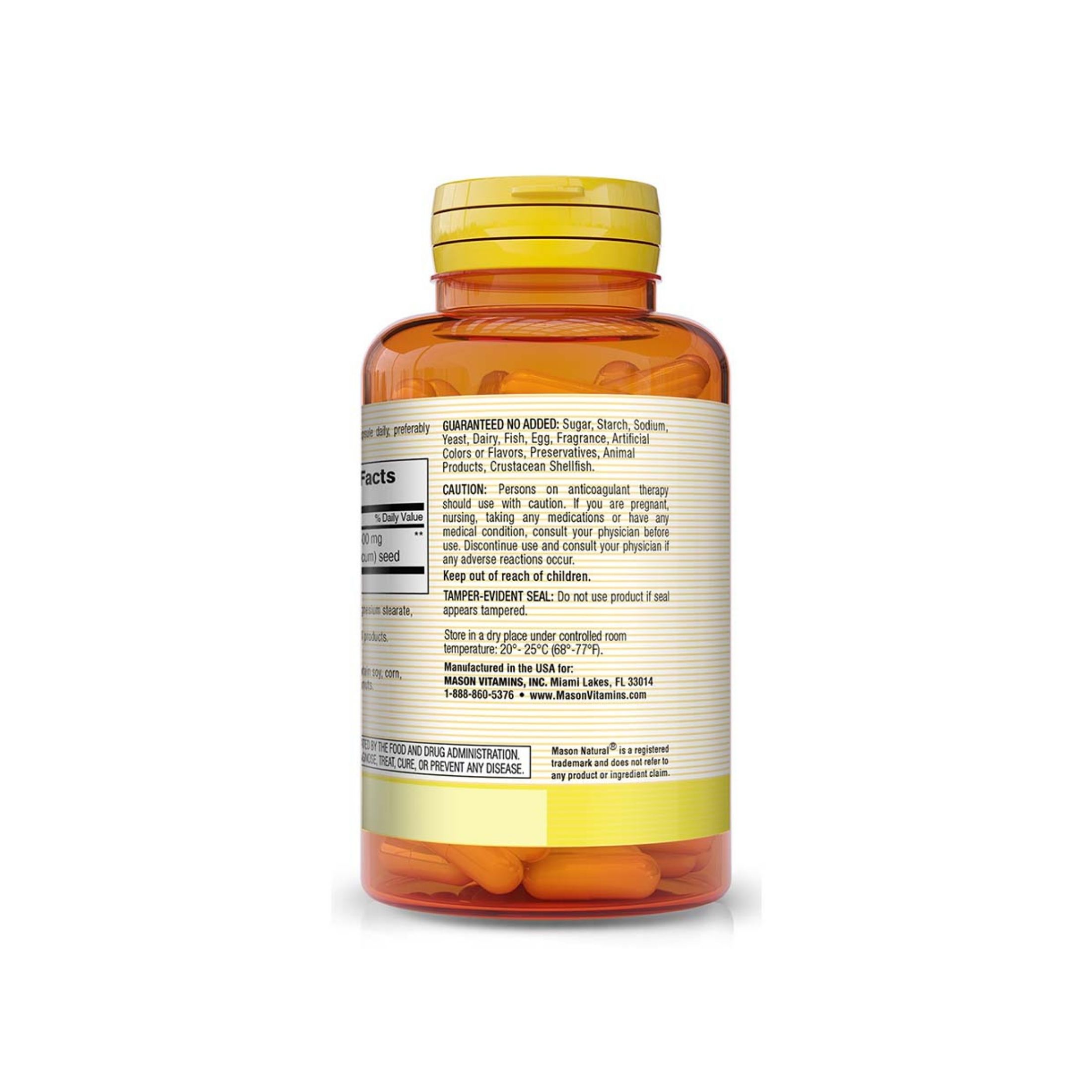 Mason Natural Fenugreek Blood Sugar Health, 90 Capsules