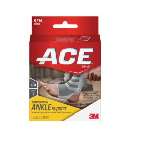 ACE Ankle Support, Knitted, Small, Mild Support