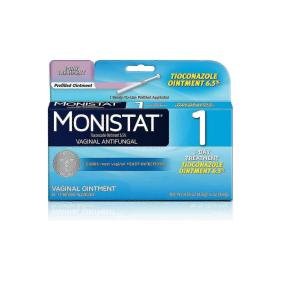 Monistat 1 Vaginal Antifungal, 1 Day Treatment, Prefilled Applicator