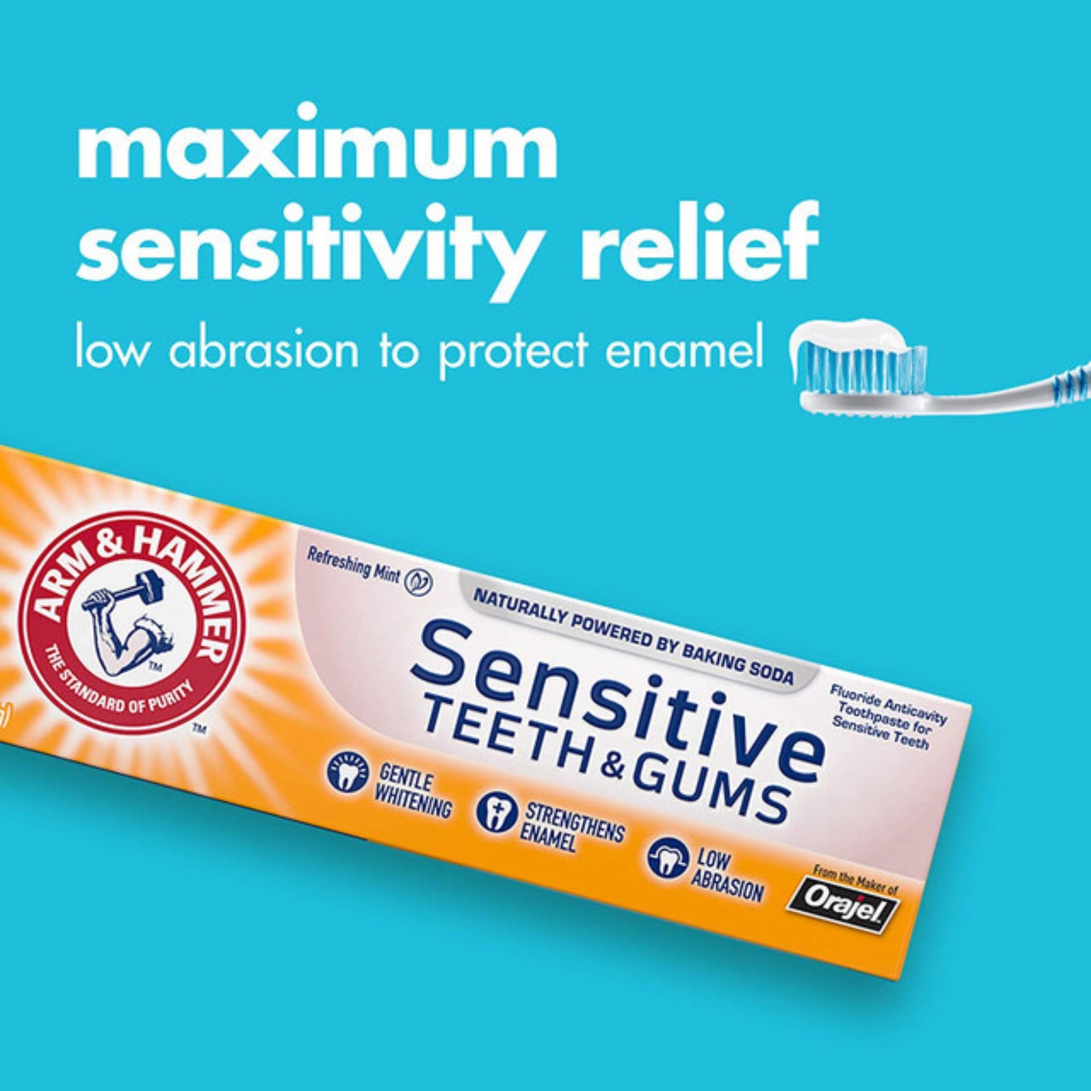 Arm & Hammer Sensitive Teeth Gums Refreshing Mint Toothpaste