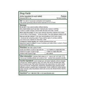 Dulcolax Laxative, Overnight Relief, 5 Mg, Coated Tablets