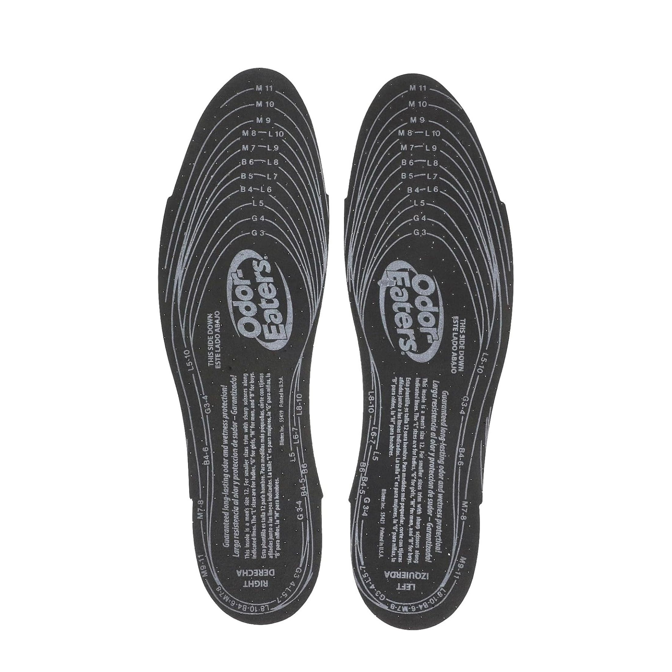 Odor-Eaters Destroying Insoles, Expanded Fit, Trim To Fit