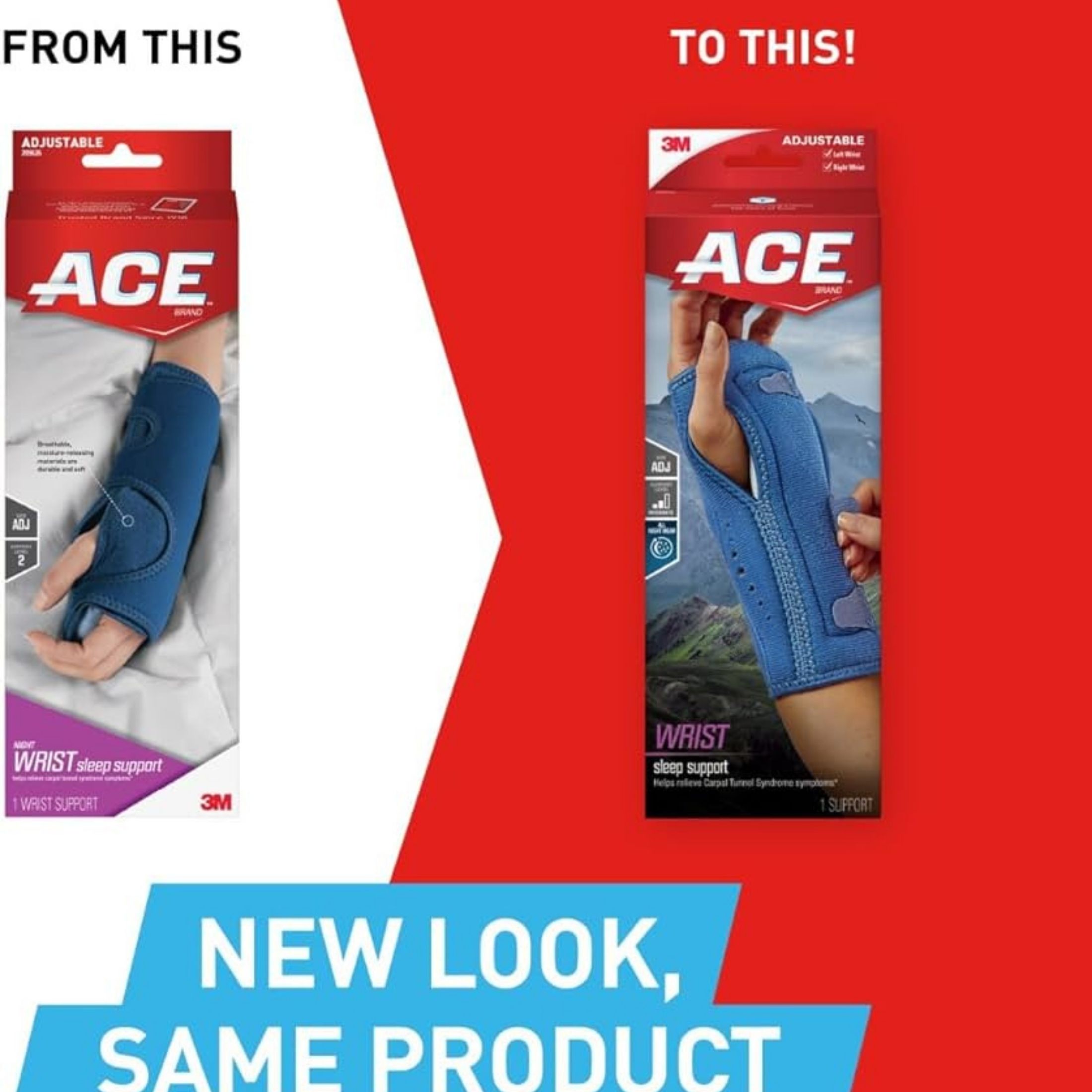 Ace Night Wrist Sleep Support, Adjustable