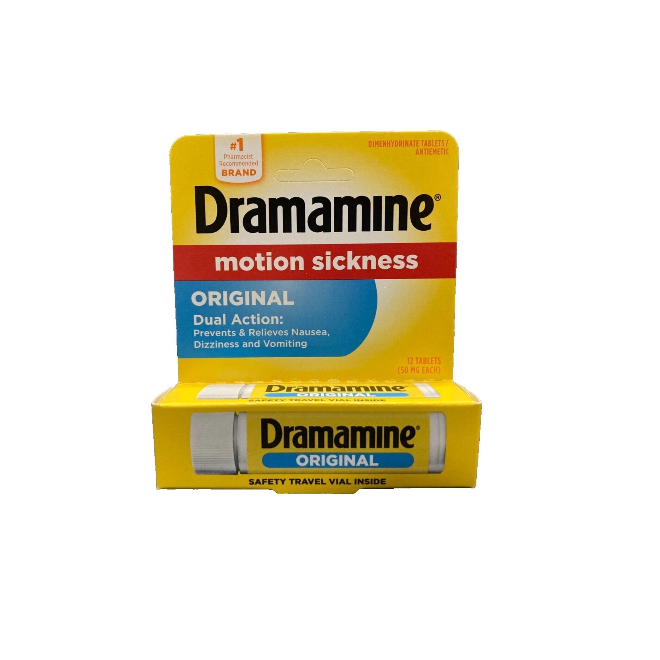 Dramamine Tablets Original Formula 50 Mg Motion Sickness Relief