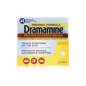 Dramamine Motion Sickness Relief Original Formula 36 Tablets