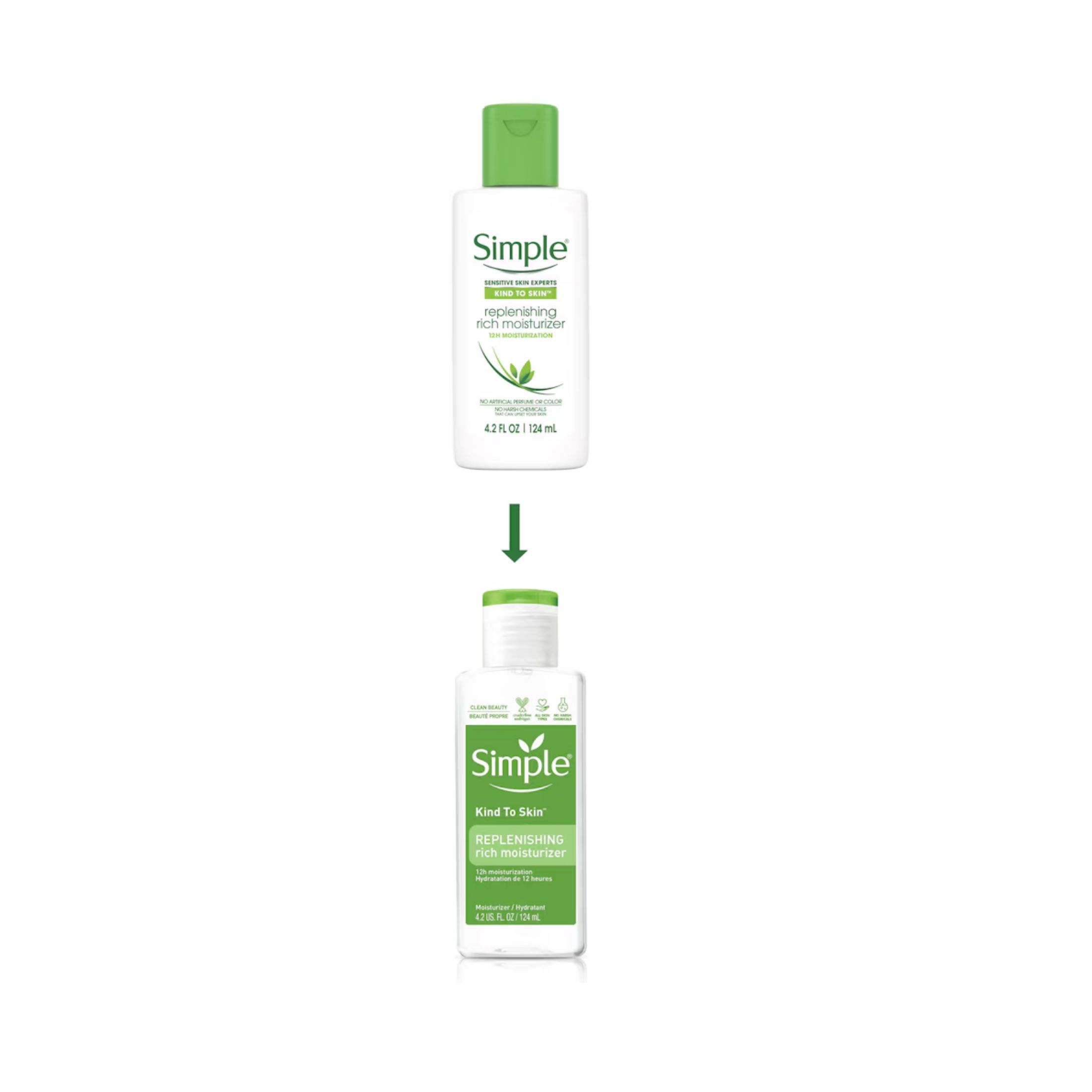 Simple Kind To Skin Face Moisturizer Replenishing Rich, 4.2 Oz