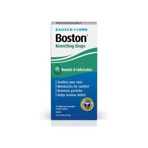 Bausch + Lomb Boston Rewetting Drops For Rigid Gas Permeable Contact Lenses From 0.34 Fl Oz (10 mL)