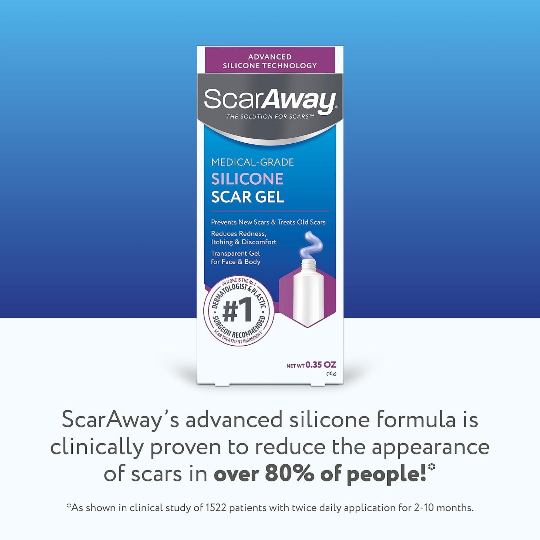 ScarAway Kelo-Cote Advanced Formula Gel - 10 G