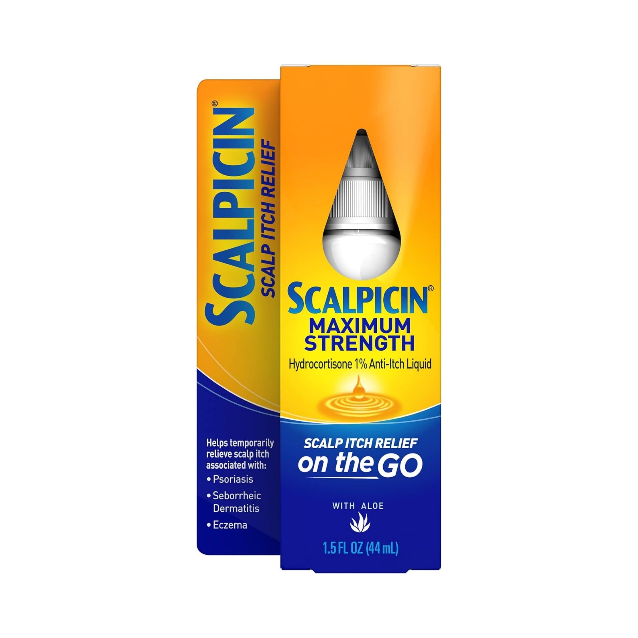 Scalpicin Scalp Itch Relief, With Aloe, Maximum Strength 1.5 Oz