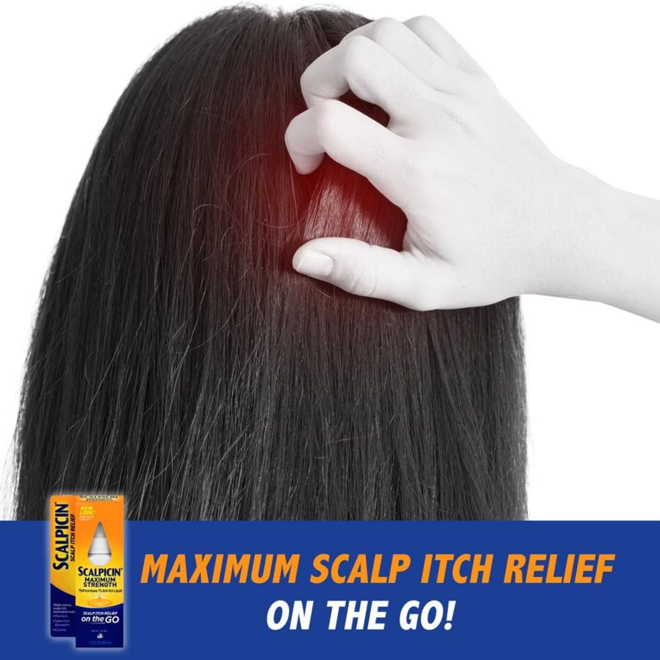 Scalpicin Scalp Itch Relief, With Aloe, Maximum Strength 1.5 Oz