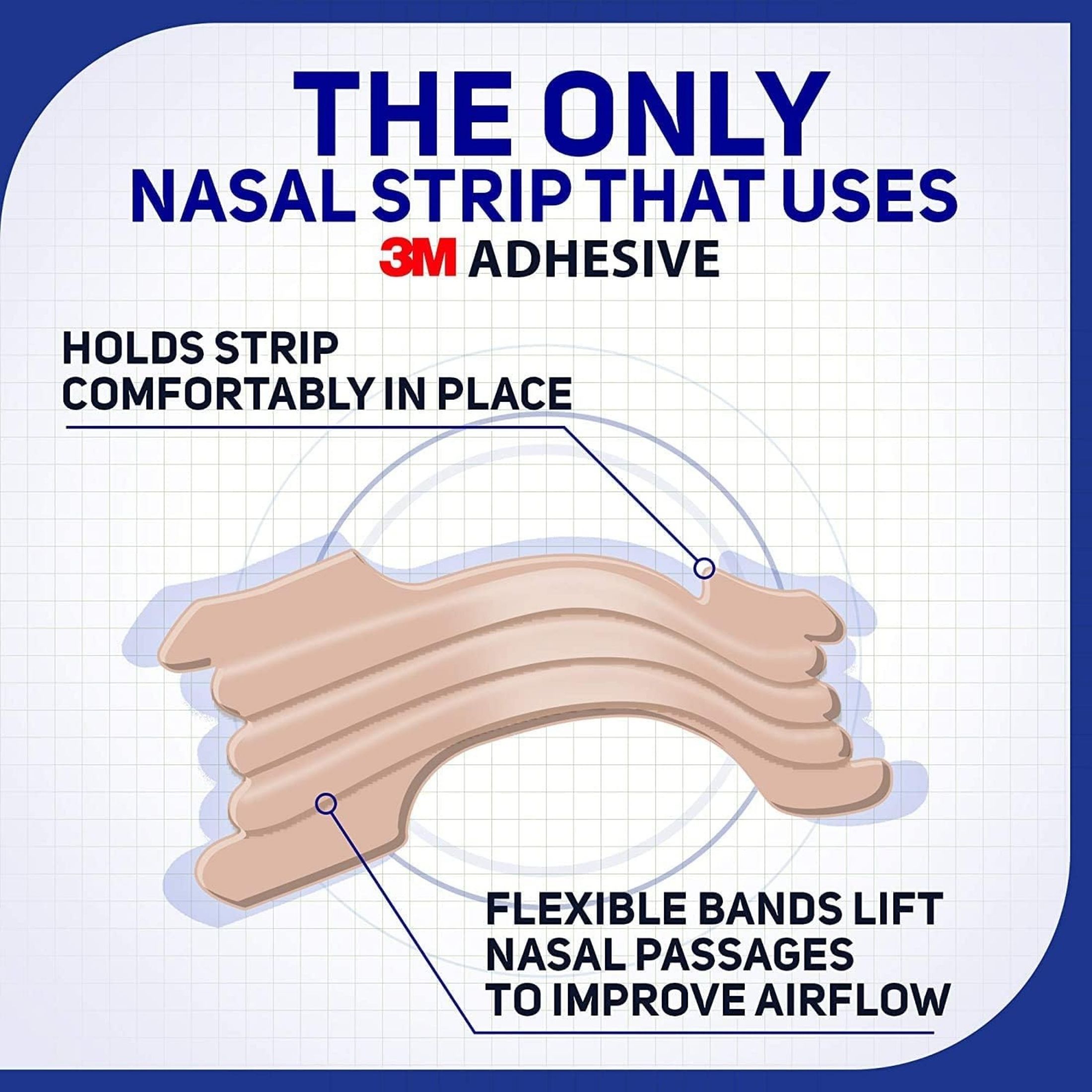 Breathe Right Nasal Strips Original Tan Small/Medium