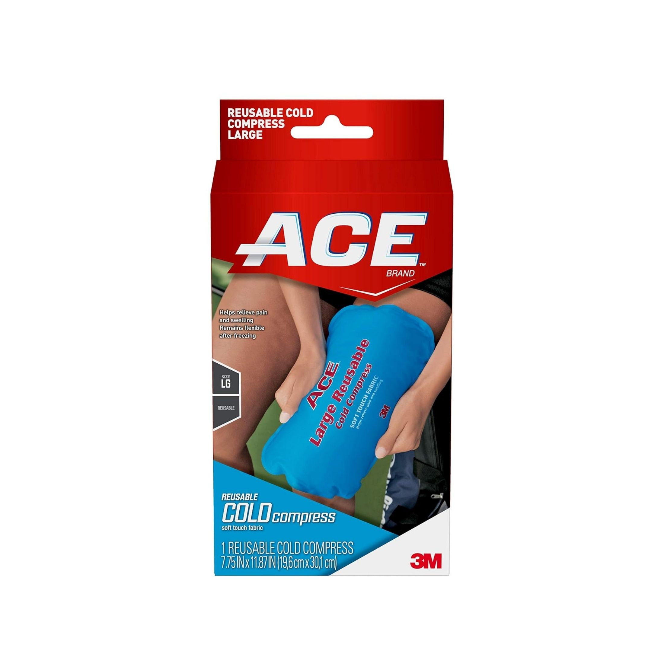 ACE Large Reusable Cold Compress - 1 Each - Blue