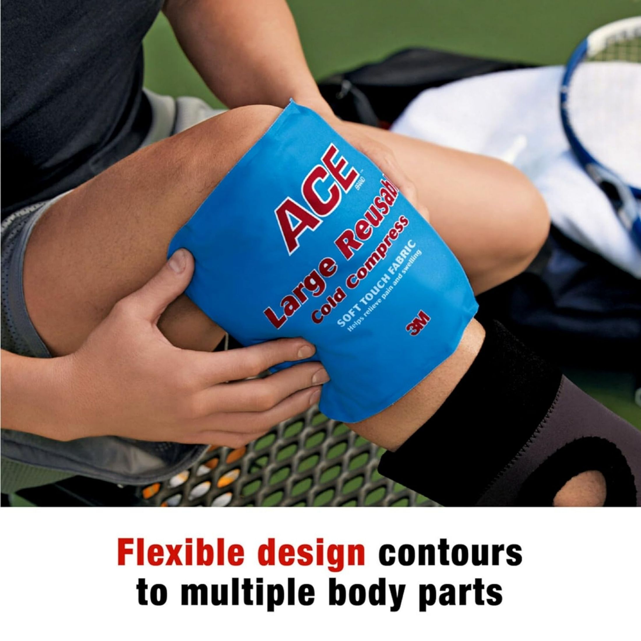 ACE Large Reusable Cold Compress - 1 Each - Blue