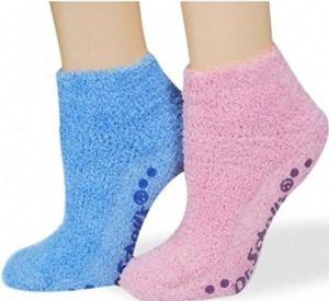 Dr. Scholl's For Her Spa Collection Low Cut Sock With Grippers - 2 Pr