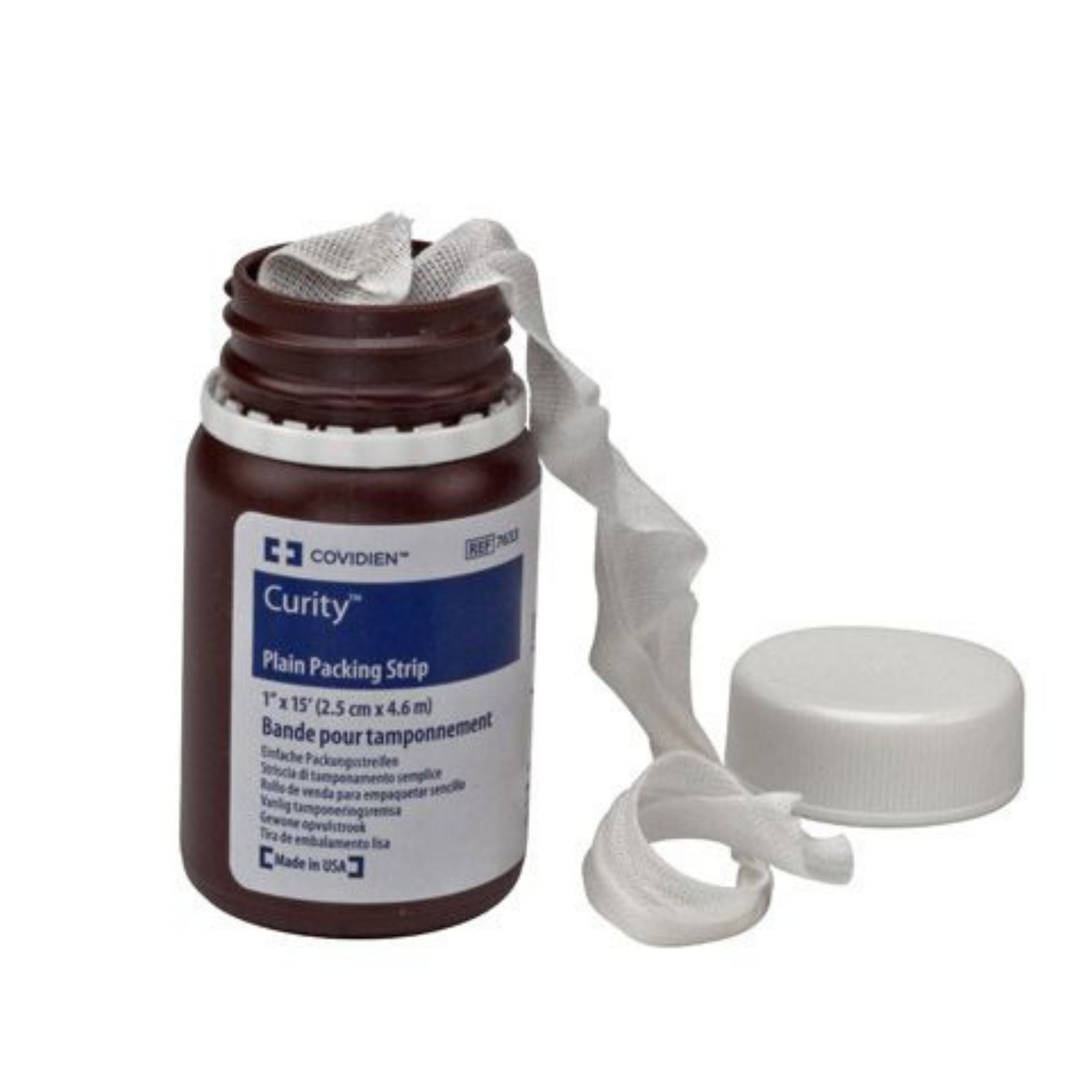 Curity Plain 1/2'' X 5 Yards Packing Strips