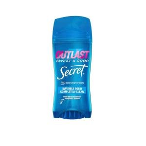 Secret Outlast For Women Antiperspirant Deodorant Invisible Solid Completely Clean Scent