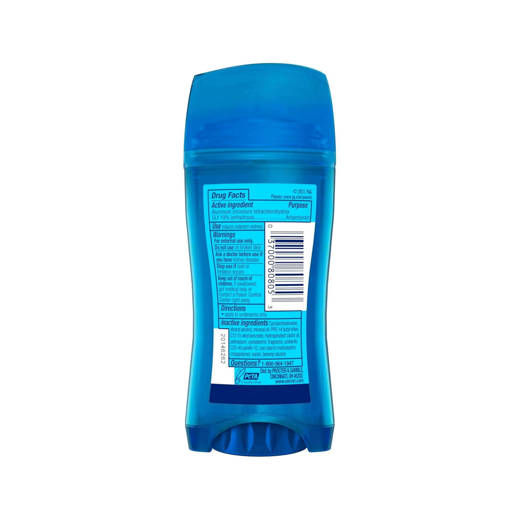 Secret Outlast For Women Antiperspirant Deodorant Invisible Solid Completely Clean Scent