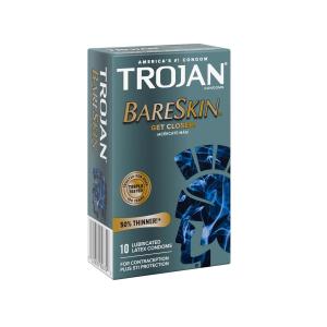 Trojan Sensitivity BareSkin Lubricated Premium Latex Condoms
