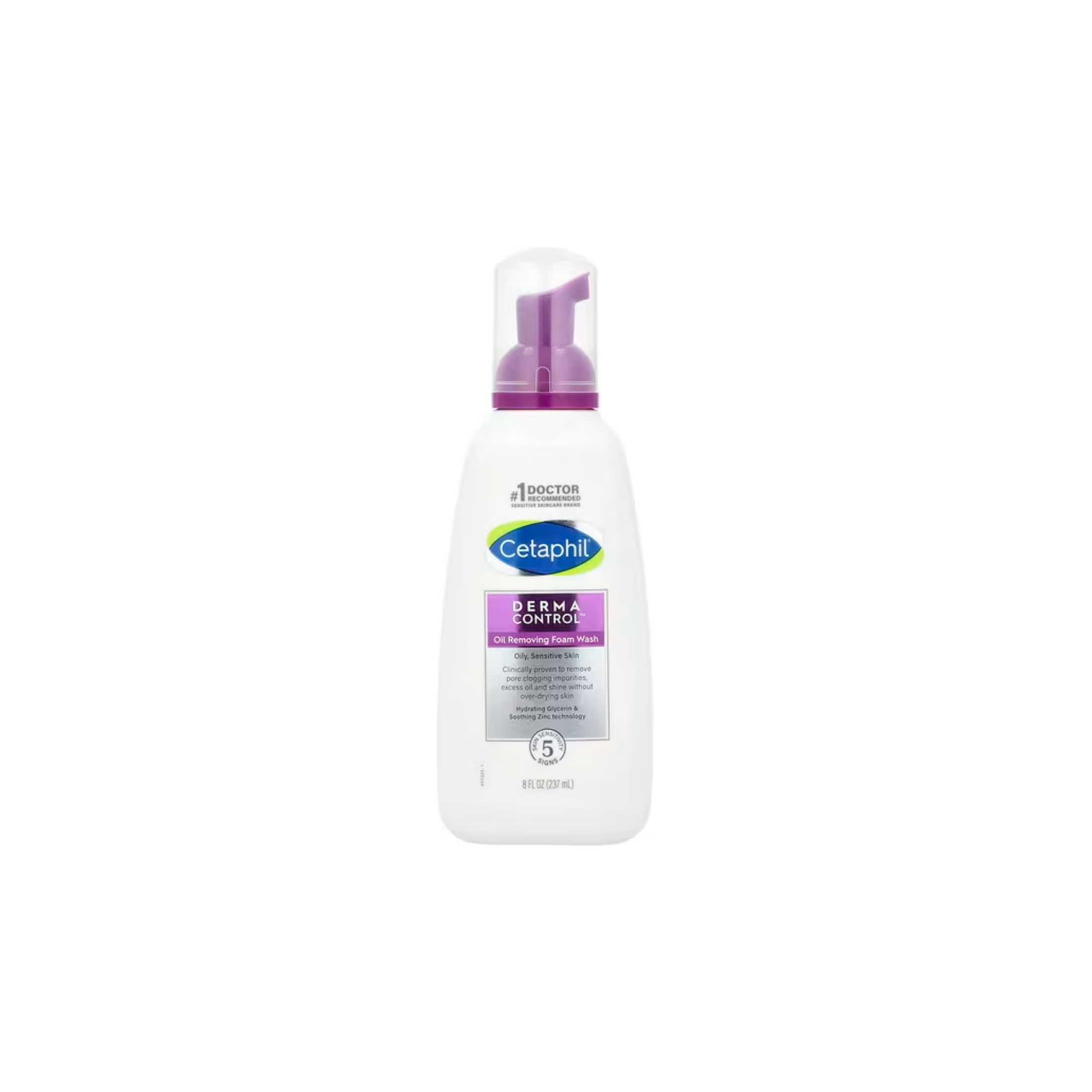 Cetaphil DermaControl Oil Control Foam Wash 8 Oz