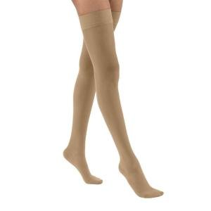 Jobst 72230300 Compression Stockings Thigh High, Pair, Beige, Large