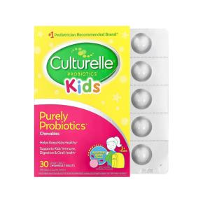 Culturelle Kids, Purely Probiotics, Chewable Tablets, Burst Berry Flavor
