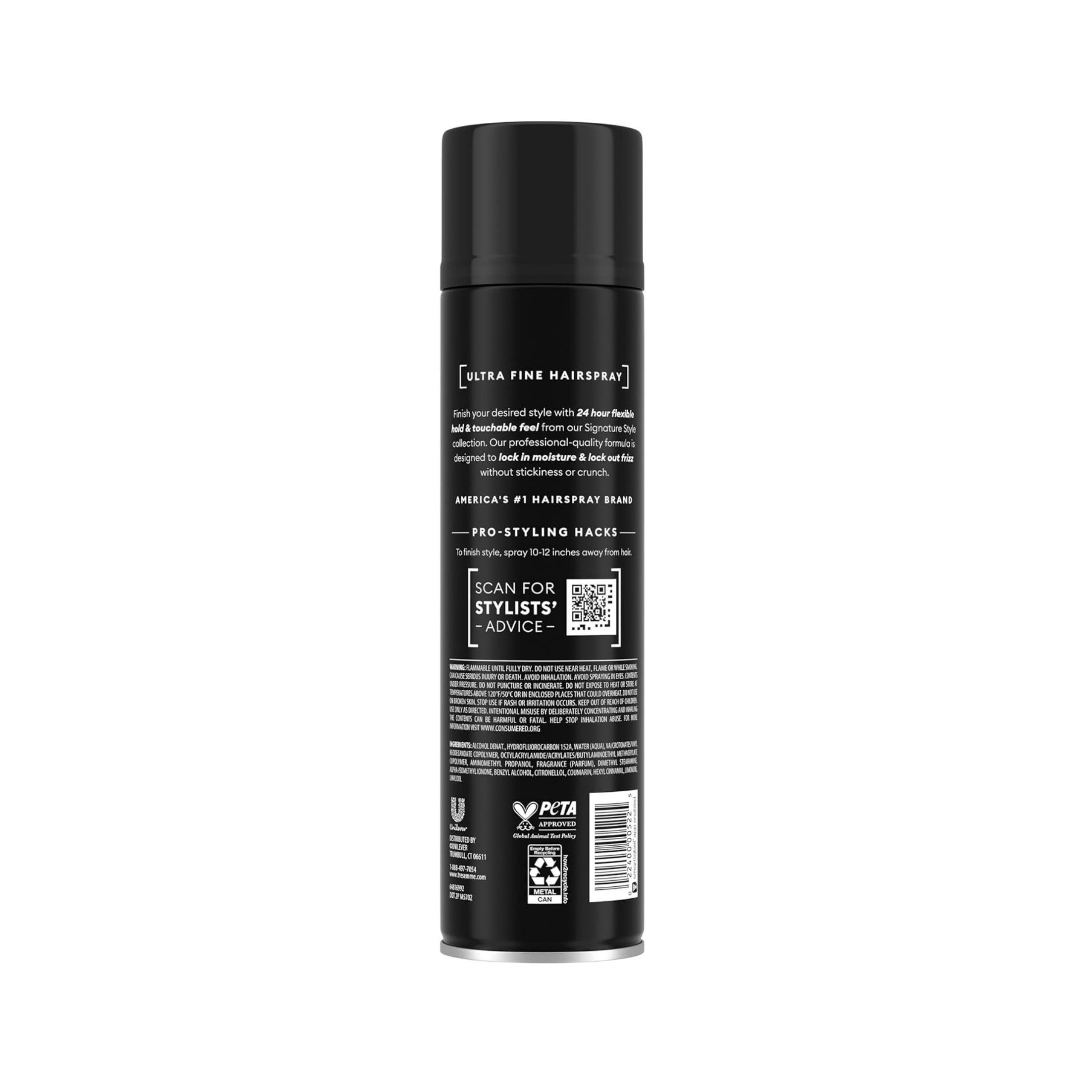 TRESemme Tres Two Ultra Fine Mist Aerosol Hair Spray, 11 Ounce
