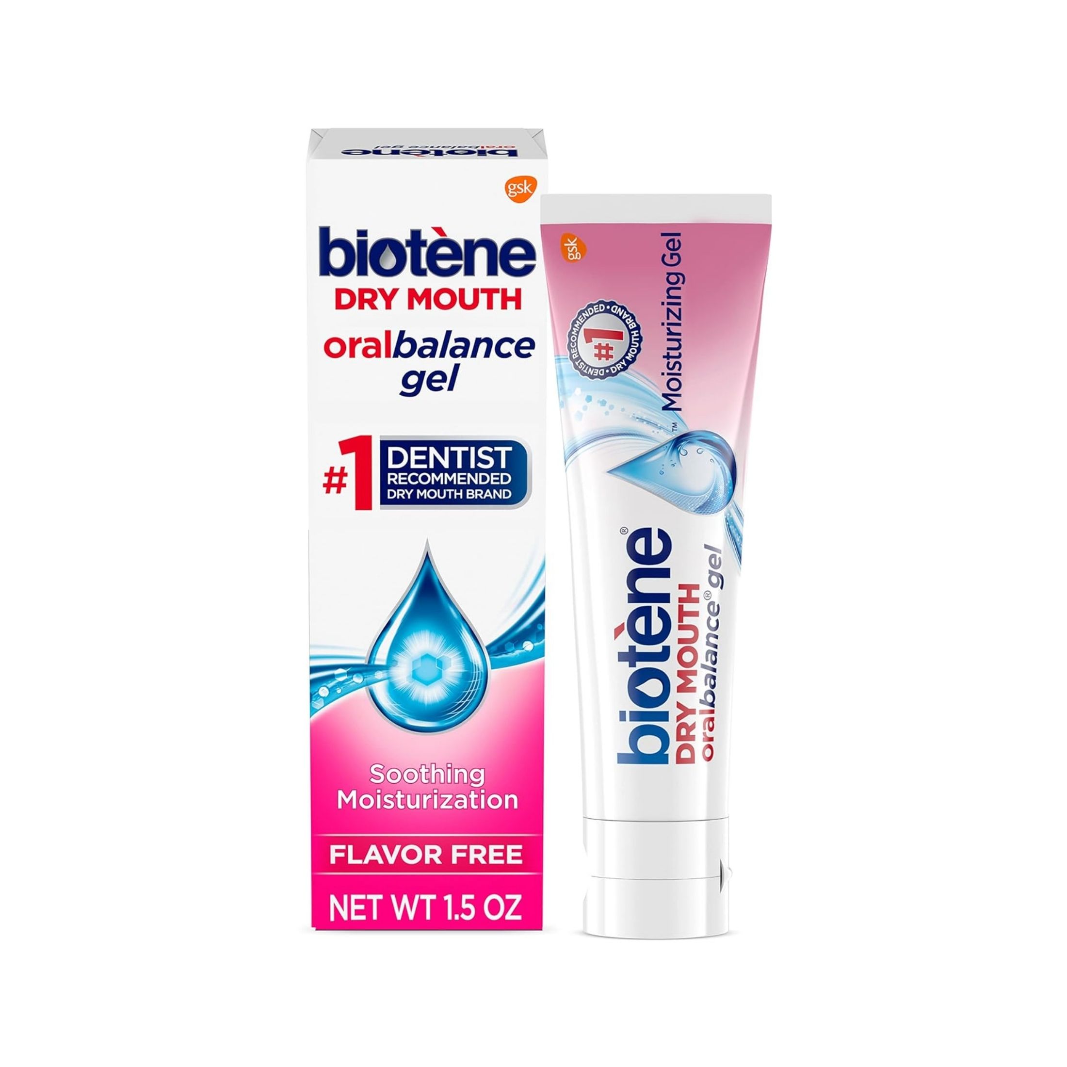 Biotène Oral Balance Dry Mouth Moisturizing Gel, 1.5 Oz By Abreva