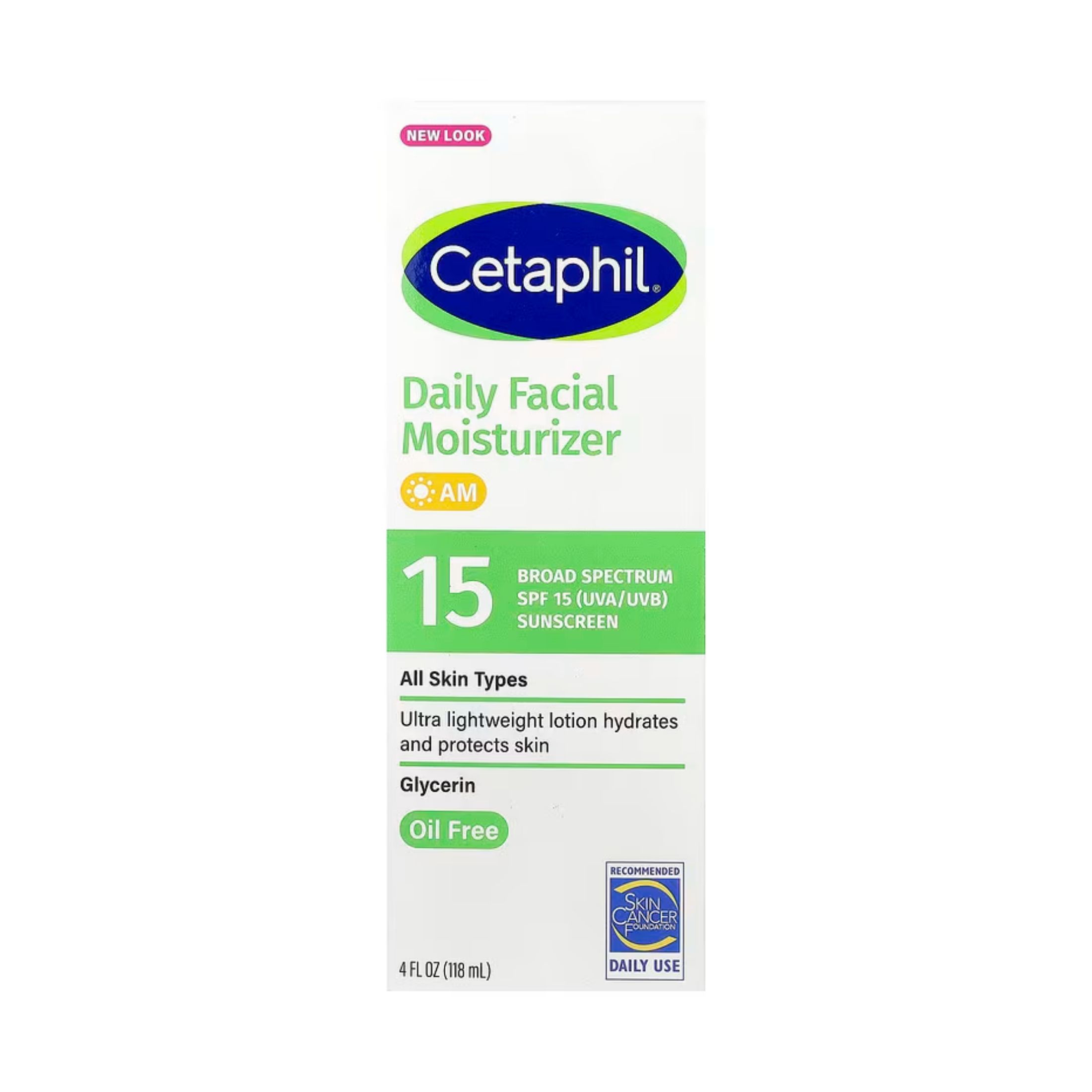 Cetaphil Daily Facial Moisturizer SPF 15 Fragrance Free - 4 Fl Oz