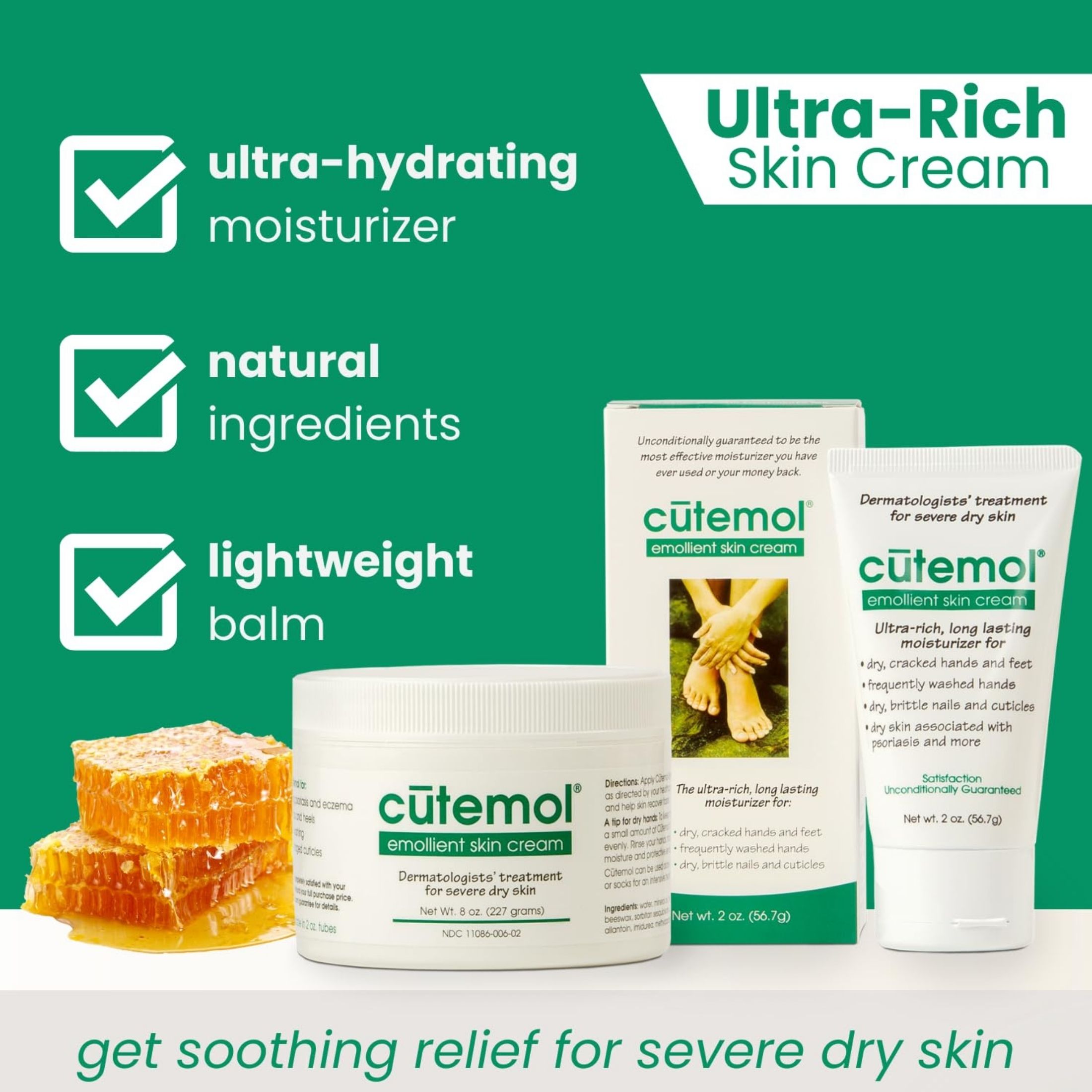 Cutemol Emoliente De La Piel Crema 2 Oz
