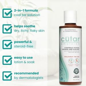 Cutar Emulsion Coal Tar Solution, 6 Oz