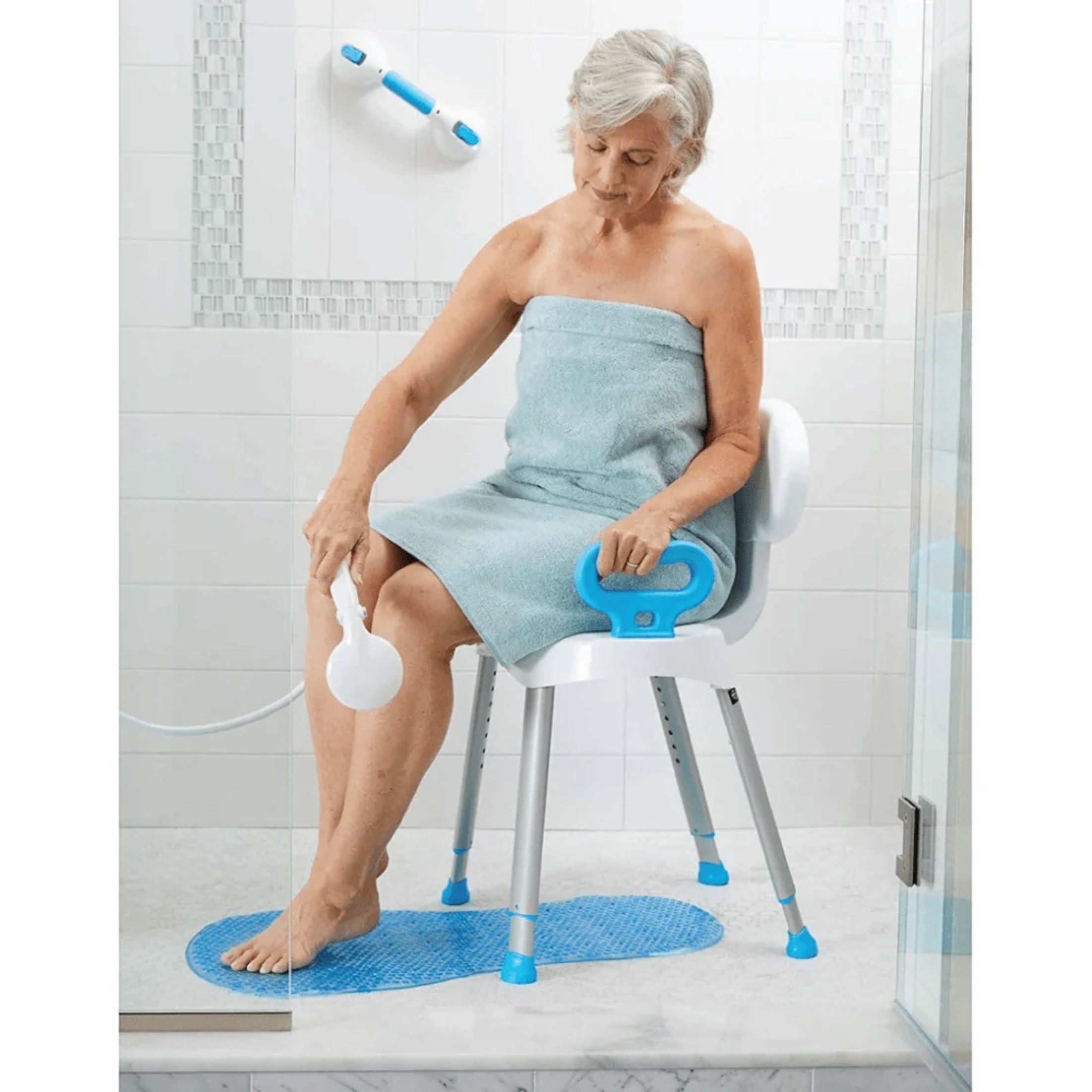 Carex EZ Bath And Shower Seat With Handles