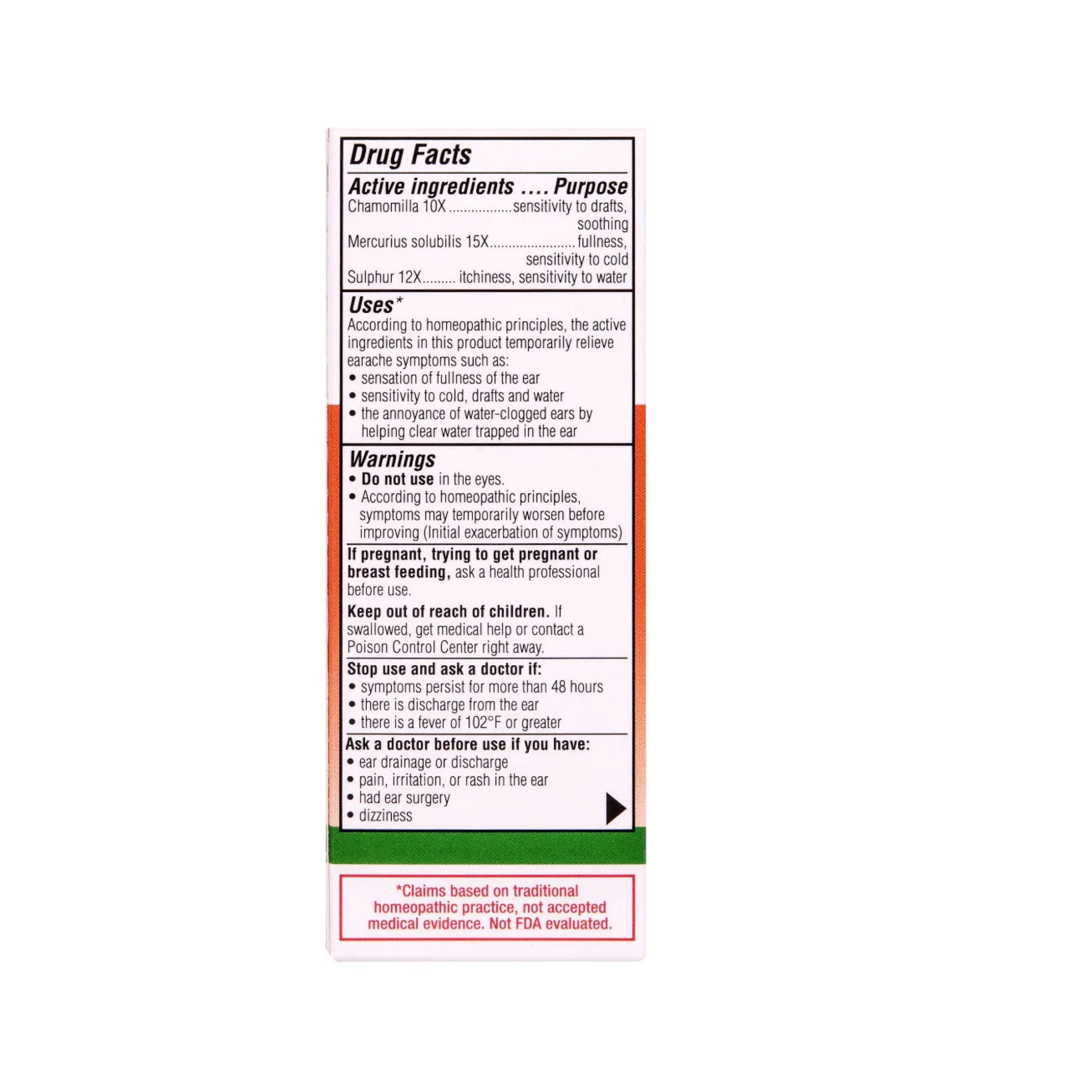 Similasan Earache Relief Ear Drops 10 Ml