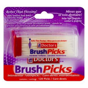 The Doctor's Brush Picks Interdental Toothpicks